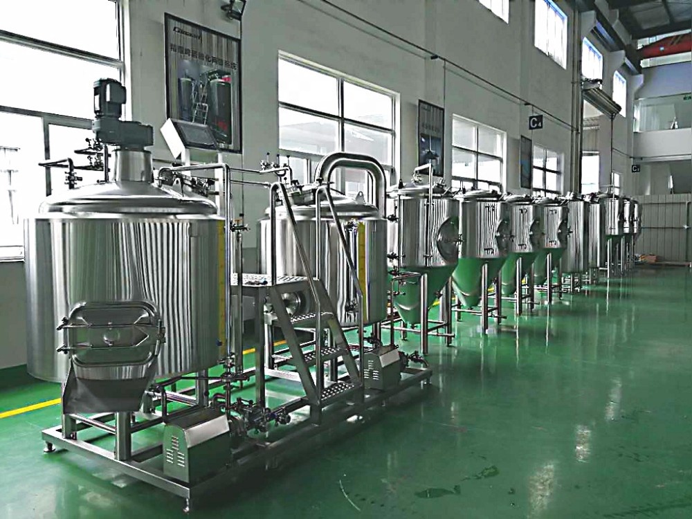 1000L-7BBL-Beer brewing-beer making-beer lover-beer industry-craft beer-brewhouse-stainless steel brewery.jpg